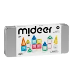 Mideer - Mini Colorful Magnetic Tiles - Multicolor - 42 Pcs