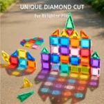 Mideer - Mini Colorful Magnetic Tiles - Multicolor - 42 Pcs - Image 3