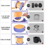 Travel Potty - Orange - Image 4