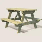 Soulet - Aurea Treated Wood Picnic Table - Image 2