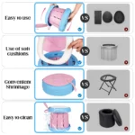 Travel Potty - Pink - Image 4