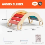 Mideer - Rainbow Wooden Climber - Image 2