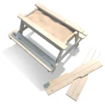 Soulet - Wooden activity table with integrated Sandbox