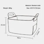 Mideer - Toy Storage Bag - Beige - Image 3