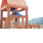 Dolphin PlayGround - Swings Slide And SandBox PlaySet - Image 7