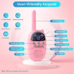 Kids Walkie Talkie - Pink - Image 6