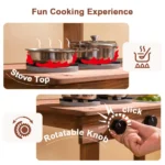 One Elephant - Wooden Outdoor Mud Kitchen Playset - Image 6
