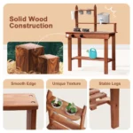 One Elephant - Wooden Outdoor Mud Kitchen Playset - Image 3