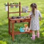 One Elephant - Wooden Outdoor Mud Kitchen Playset - Image 7
