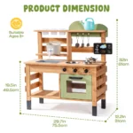 One Elephant - Outdoor Mud Play Kitchen with Removable Sink - Image 2