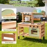 One Elephant - Outdoor Mud Play Kitchen with Removable Sink - Image 6