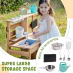 One Elephant - Outdoor Mud Play Kitchen with Removable Sink - Image 7