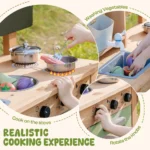 One Elephant - Outdoor Mud Play Kitchen with Removable Sink - Image 4