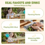 One Elephant - Outdoor Mud Play Kitchen with Removable Sink - Image 3