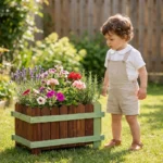 One Elephant - Wooden Outdoor Kitchen & Pet House Play Set - Image 9
