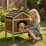 One Elephant - Wooden Outdoor Kitchen & Pet House Play Set - Image 6