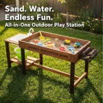 One Elephant - Wooden Sand & Water Play Table - Image 2