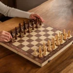 Wooden Magnetic Chess Board - Image 2