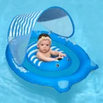 Swimbobo -  Blue Bear Swimming Float With Detachable Canopy - Image 2