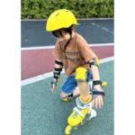 Cougar - Kids Rollers & Helmet & Protective kit / Yellow - Image 3