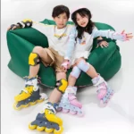 Cougar - Kids Rollers & Helmet & Protective kit / Yellow - Image 7