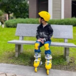 Cougar - Kids Rollers & Helmet & Protective kit / Yellow - Image 8