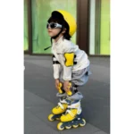 Cougar - Kids Rollers & Helmet & Protective kit / Yellow - Image 9
