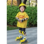 Cougar - Kids Rollers & Helmet & Protective kit / Yellow - Image 2