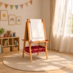 Acool Toy - Deluxe Double Sided Wooden Easel - Image 2