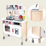 Kids Wooden Kitchen Playset - Image 6
