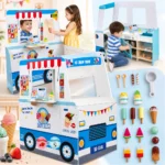 Vevor - Double Sided Wooden Ice Cream Station - Image 8
