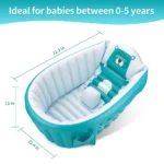Swimbobo - Inflatable Baby Bathtub - Blue - Image 3