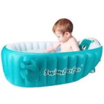 Swimbobo - Inflatable Baby Bathtub - Blue - Image 2