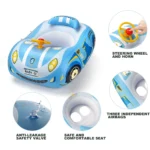 Swimbobo - Inflatable Swimming Float With Canopy - Blue - Image 2