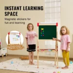 Vevor - Kids 3 in 1 Wooden Double Sided Easel - Image 11