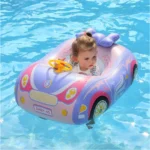 Swimbobo -  Inflatable Swimming Float With Canopy - Purple - Image 7