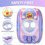 Swimbobo -  Inflatable Swimming Float With Canopy - Purple - Image 2