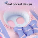 Swimbobo -  Inflatable Swimming Float With Canopy - Purple - Image 3