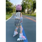 Cougar – Kids Rollers & Helmet & Protective kit / Pink - Image 8