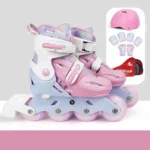 Cougar – Kids Rollers & Helmet & Protective kit / Pink - Image 2