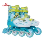 Cougar - Roller with Light Up Wheels - Blue and Green - Image 2