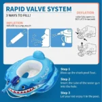 SwimBobo - Inflatable Seat Float - Shark - Image 3