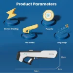 Rechargeable Water Splash Gun - White - Image 6
