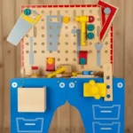Acool Toy - Wooden Pretend Tool Bench - Image 5