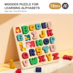 Mideer - Wooden Peg Puzzle: Alphabets - Image 4