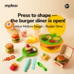 Mideer - Mellow Dough Play Set Burger Diner - Image 4