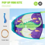 Mideer - Mini Flying Kite - Dragon - Green - Image 2