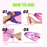 Mideer - Mini Flying Kite - Unicorn - Pink - Image 8