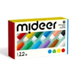 Mideer - Refillable Silky Crayons - Refills Pack 12 Colors