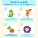 Mideer - Creative Finger Paint Kit - Animal Party - Image 4